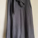 AELLA Los Angeles Gray Culotte Trouser Tie Waist Office Business Pants Size 8 Photo 3