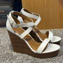 Charlotte Russe White Heeled Wedges Photo 0