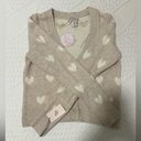 Cute heart cardigan Pink Size M Photo 0