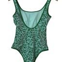 Aerie Size S Long Shine Scoop Cheeky One Piece Swimsuit In Great Lawn Green NEW Photo 3