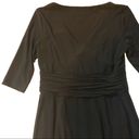 Jones New York  Dress Woven Front 1/2 Sleeve Black Photo 3