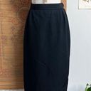 Saint Laurent Vintage Black High Waisted Pencil Skirt Photo 1