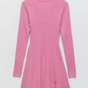 ZARA  Knit Mini Dress Skater Pink Photo 13