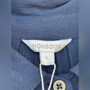 Monsoon  Embroidered Spot Shirt Dress in blue Large Photo 10