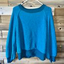 Umgee Blue Chunky Knit Sweater Photo 0