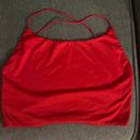 TJ Maxx Red Open Back Crop Top Photo 1