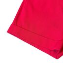 BCBGMAXAZRIA  Symon Cuffed Shorts Lipstick Red Size XS Women's Photo 2