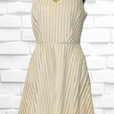 Apt. 9  Women’s Size 8 White Lacey Sleeveless Fit & Flare Dress • Mesh Texture NWT Photo 0