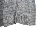 J. McLaughlin  Gray Tweed Fringe Herringbone Jacket Cardigan with Pockets XL Photo 2