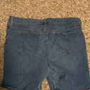 Gloria Vanderbilt Dark Wash size 16 Jean Shorts Photo 1