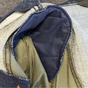 White House | Black Market WHBM Olive Green Pleated Sleeve Denim Jacket 4 Photo 5