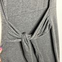 Torrid CHARCOAL GREY JERSEY TIE FRONT SHIFT DRESS Photo 7