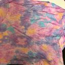 Beach Riot NWT  x LoveShackFancy Collab Marley Top Cotton Candy Knotted Tie Dye L Photo 4