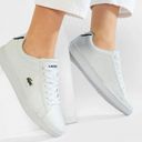 Lacoste  Carnaby Leather Lace Up Low Top Athletic Sneakers White Women's Size 7.5 Photo 1