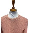 Harper Helen  Puffy Sleeve Sweater Pink Size S Vintage 80s Pastel Boho Spring Photo 5
