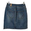 prAna  Women's $79 Broadway Denim Jean A Line Skirt in True Blue Size 2 New Photo 3