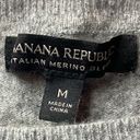 Banana Republic  Merino Wool blend gray sweater size medium Photo 1