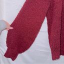 Nine West  NWT Red Puff Sleeve Pullover Sweater size medium Photo 1