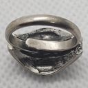 Adjustable Silver Aztec Style Ring Silver Photo 4