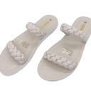 Cushionare Cushionaire ivory flat slide sandals size 9 NEW! Photo 2