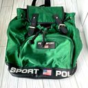 Polo Y2K style  sport backpack in hard to find Kelly green. Photo 0