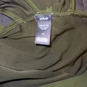 Aerie Large  cut out one piece swim suit in Olive Photo 2