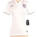 Nike  white jersey polo short sleeve shirt top Size XS New NWT RARE HTF Photo 0