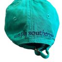 Simply Southern  Eat Sleep Beach Repeat Pineapple Baseball Cap Green Blue One Sz Photo 7
