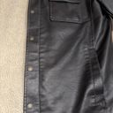 Levi's Heavy Weight Sherpa Lined Brown Leather Collared Jacket Photo 3