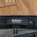 Hudson Jeans Hudson NWT Nico straight black velvet stripe jeans size 28 Photo 5