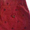 Jones New York Jones NY Red Embroidered Anchor Shorts Blue 6 Preppy Nautical Photo 2