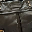 Aimee Kestenberg Large black leather  FEEL THE ENERGY satchel Photo 4