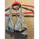 PINK - Victoria's Secret PINK By Victorias Secret Light Blue Lace Bralette Size Large Photo 2