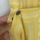 Patagonia  women's small Garden Island dress yellow white stripe prairie cottage Photo 12