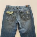 DKNY  Ludlow Cropped Boyfriend Fit Denim Pants Distressed Patches & Lace Jeans 2 Photo 7