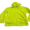 All In Motion  Full Zip Hoodie Sweatshirt Lime Green Size XL Photo 2