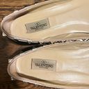 Valentino Garavani  Rockstud Patent Leather Ballet Flats Size 8 Photo 1