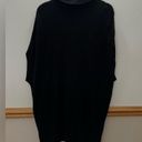 BCBGMAXAZRIA NWT  Sleeveless Oversized Sweater Vest Black Small Relaxed Mock Neck Photo 2