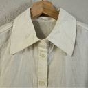 Oak + Fort  NWT 100% Linen Cream Button Up Shirt Collar Womens size XS Photo 2