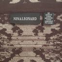 Nina Leonard  Snake Print Fit & Flare Dress Photo 6