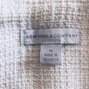 New York & Co. NY&Co. White Textured Blazer, M Photo 1