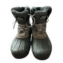 Old Mill Women's Snow Boots Size 9 Gray Leather Thinsulate Insulation Winter Photo 6