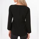 Tuckernuck  Pomander Place Black Simone Peplum Minimalist Top XS Photo 8