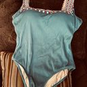 Swimsuit For All Square Neck Ribbed One Piece Photo 2