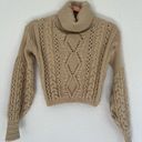 Pretty Little Thing  Petite Khaki Roll Neck Crop Turtleneck Sweater Size S Photo 6