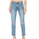 GRLFRND GRLERND Naomi High Waist  Straight Leg Jeans In I will Survive Blue Size 24 Photo 11