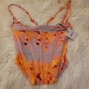 Miaou Venus Corset and Micro Mini Skirt Set in Sunrise Photo 1