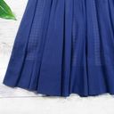 Rag and Bone  Blue Silk Blend Pleated A-Line Pull-On Skirt Women’s Size 26/2 Photo 2