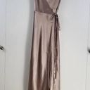 Birdy Grey  Cindy Satin Wrap Bridesmaid Maxi Dress | XS Photo 2