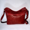 JACK GEORGES VOYAGER UPTOWN HOBO BAG #7814 RED Photo 2